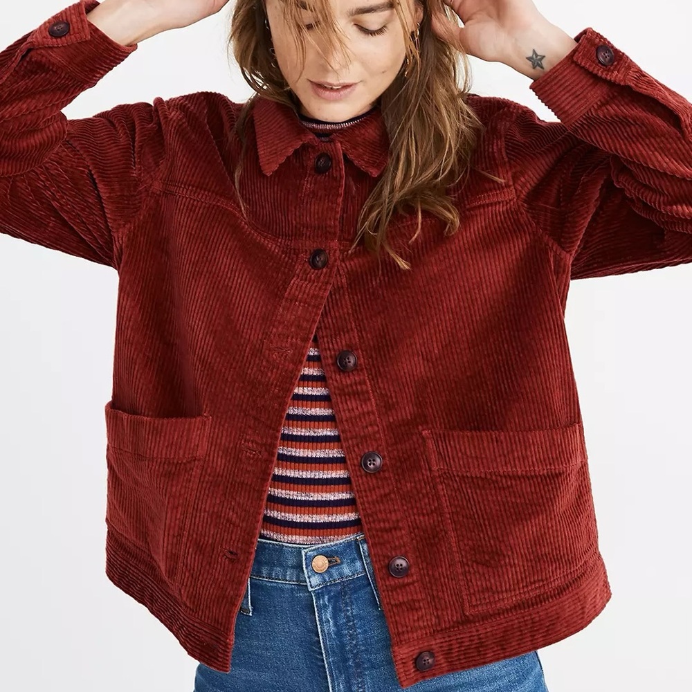 Madewell Corduroy Swing Chore Jacket
